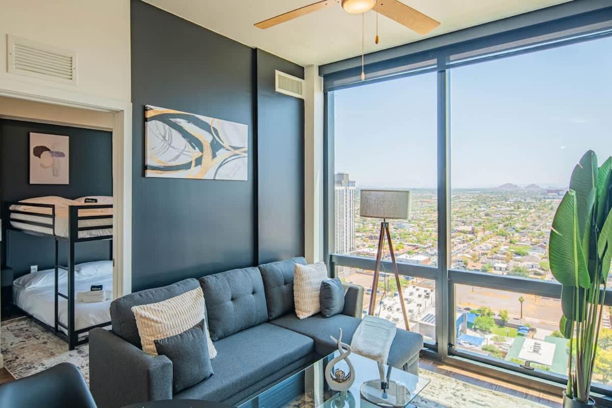 Detailed 2Bd, Highrise Dt, Pool, Gym, Parking, Sleeps 8 Apartment ฟีนิกซ์ ภายนอก รูปภาพ